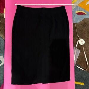 NWT Giorgio Armani Classic Black Pencil Skirt size 46 Italian